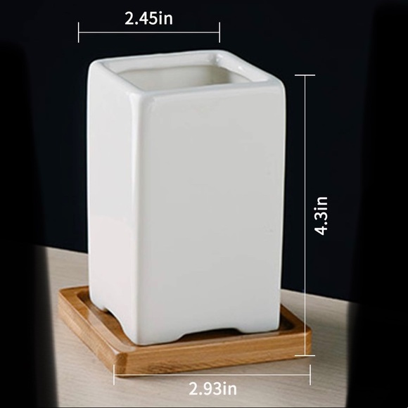 PUG DOG Art Hand Crafted Home Decor Planter Office Desktop Organizers Pets Gifts - Picture 8 of 12